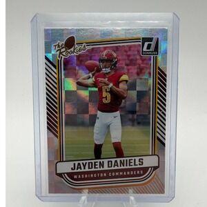 Jayden Daniels 2024 Panini Donruss The Rookies TR-37 Washington Commanders RC